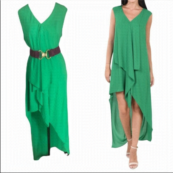 BCBGMaxAzria Dresses & Skirts - BCBGMAXAZRIA Tara Sleeveless Midi Dress Green XS